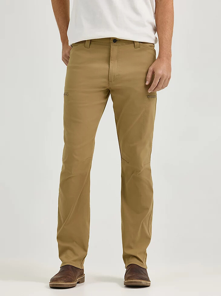 wrangler outdoor-cargohose für herren mit flexiblem bund farbe elmwood