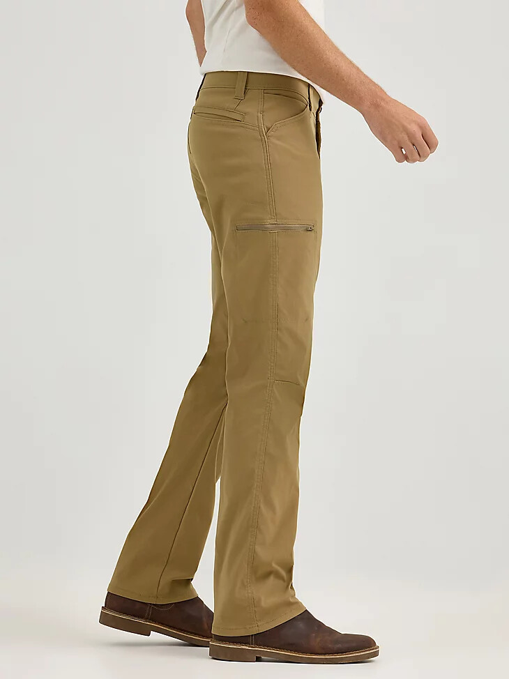 wrangler outdoor-cargohose für herren mit flexiblem bund farbe elmwood
