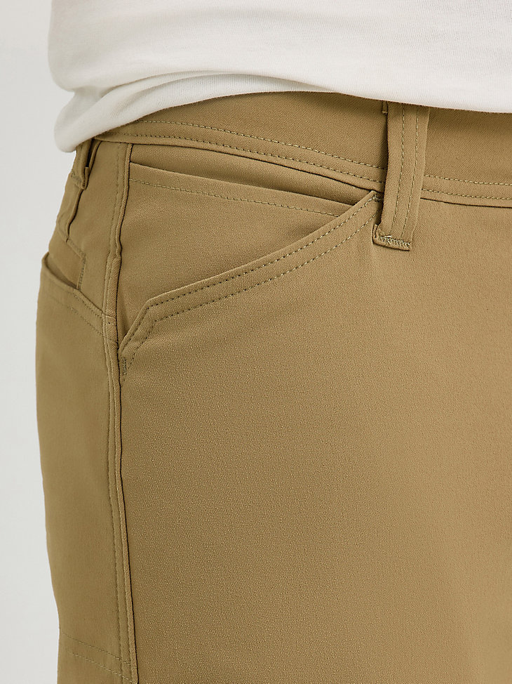 wrangler outdoor-cargohose für herren mit flexiblem bund farbe elmwood