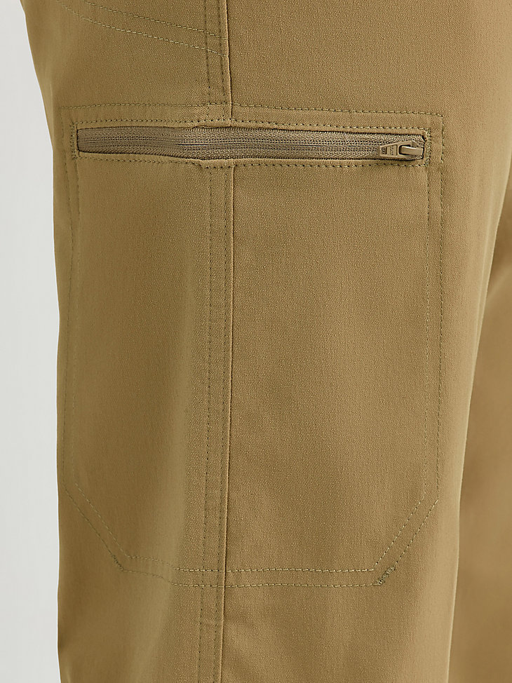 wrangler outdoor-cargohose für herren mit flexiblem bund farbe elmwood