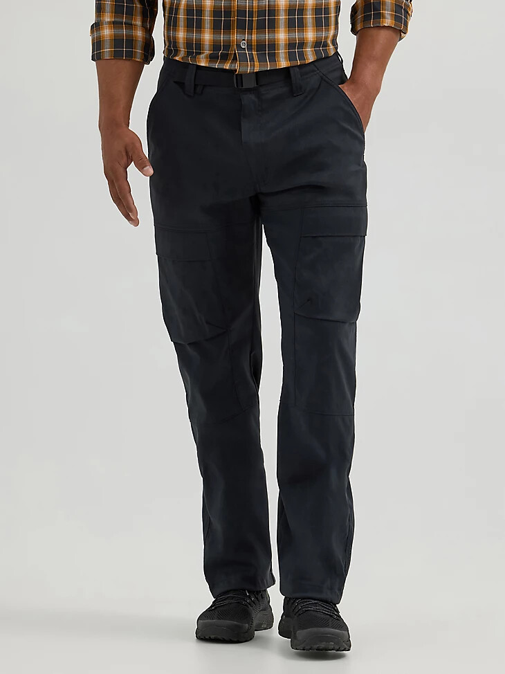 wrangler atg herren relaxed cargo pant jet black