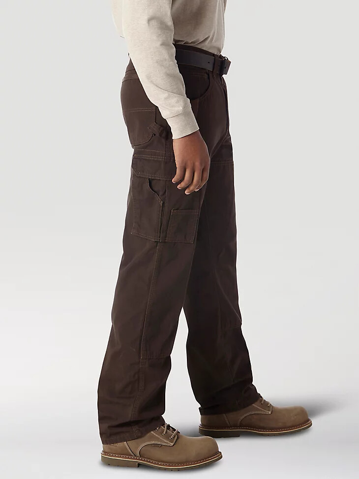 wrangler riggs workwear ripstop ranger cargohose dunkelbraun