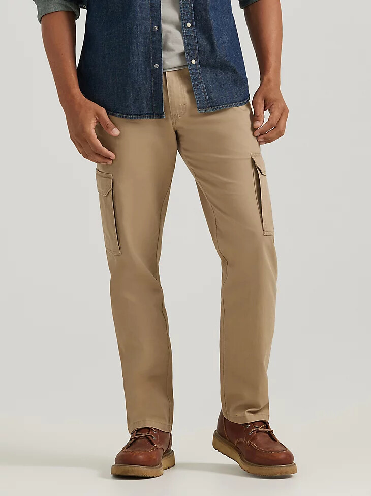 wrangler herren comfort flex waist cargo pant grain