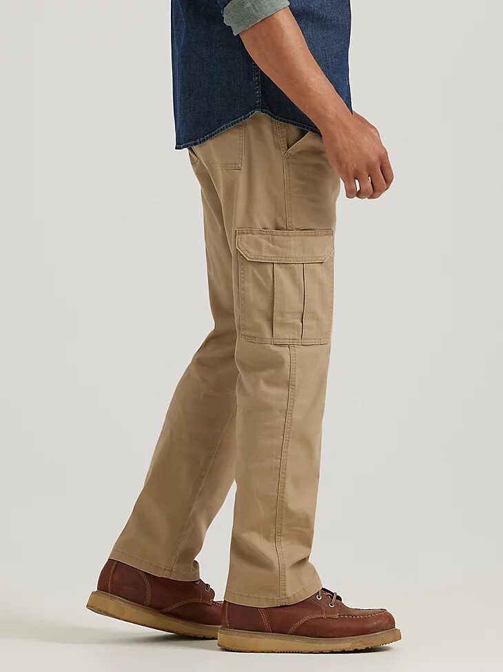 wrangler herren comfort flex waist cargo pant grain