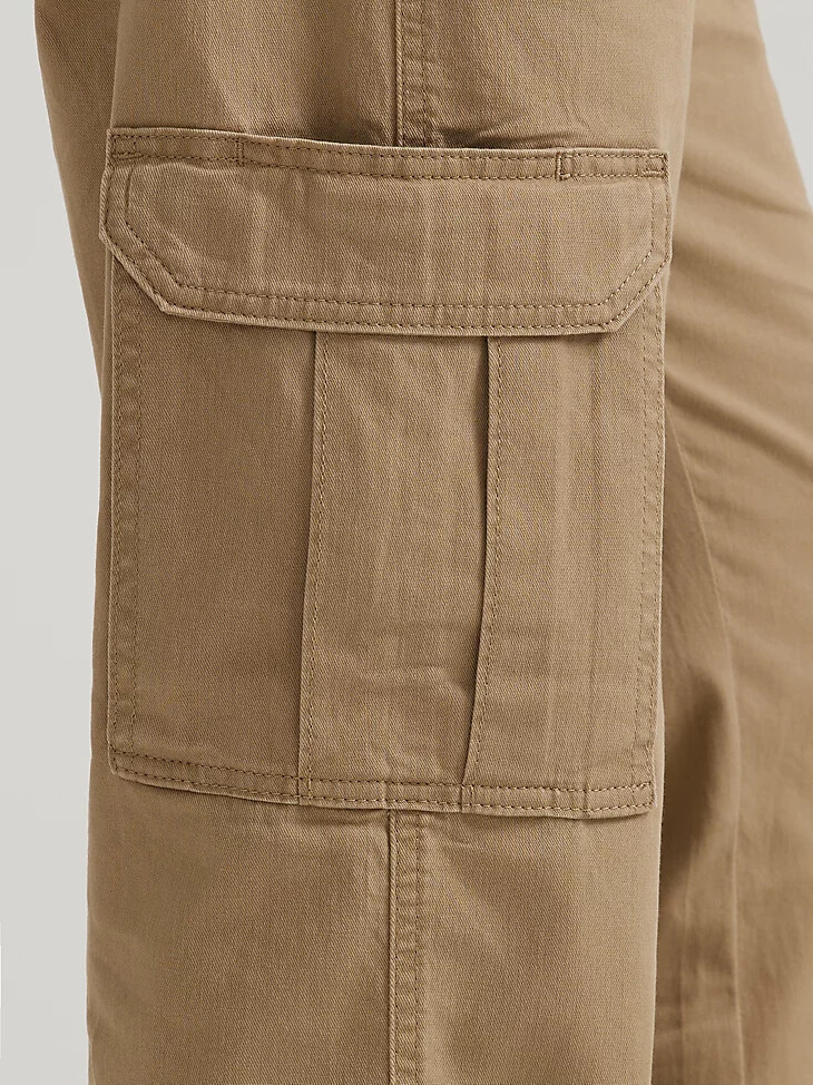 wrangler herren comfort flex waist cargo pant grain
