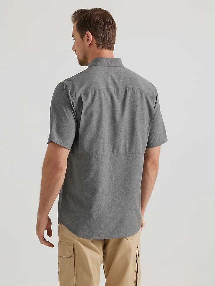 wrangler riggs workwear leichtes belüftetes arbeitshemd asphalt
