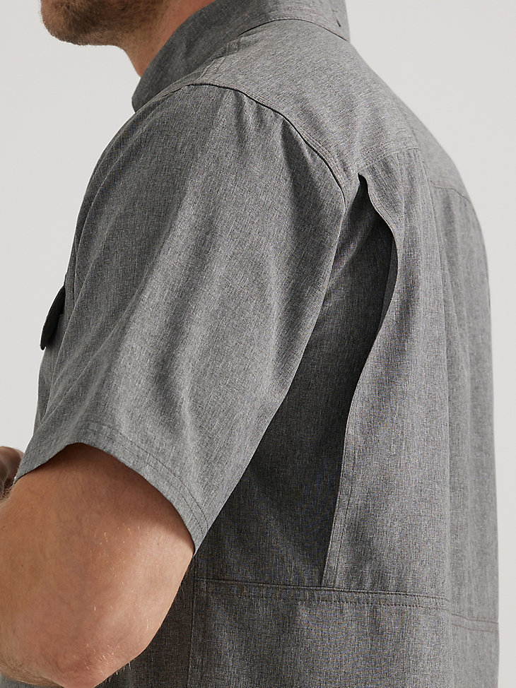wrangler riggs workwear leichtes belüftetes arbeitshemd asphalt