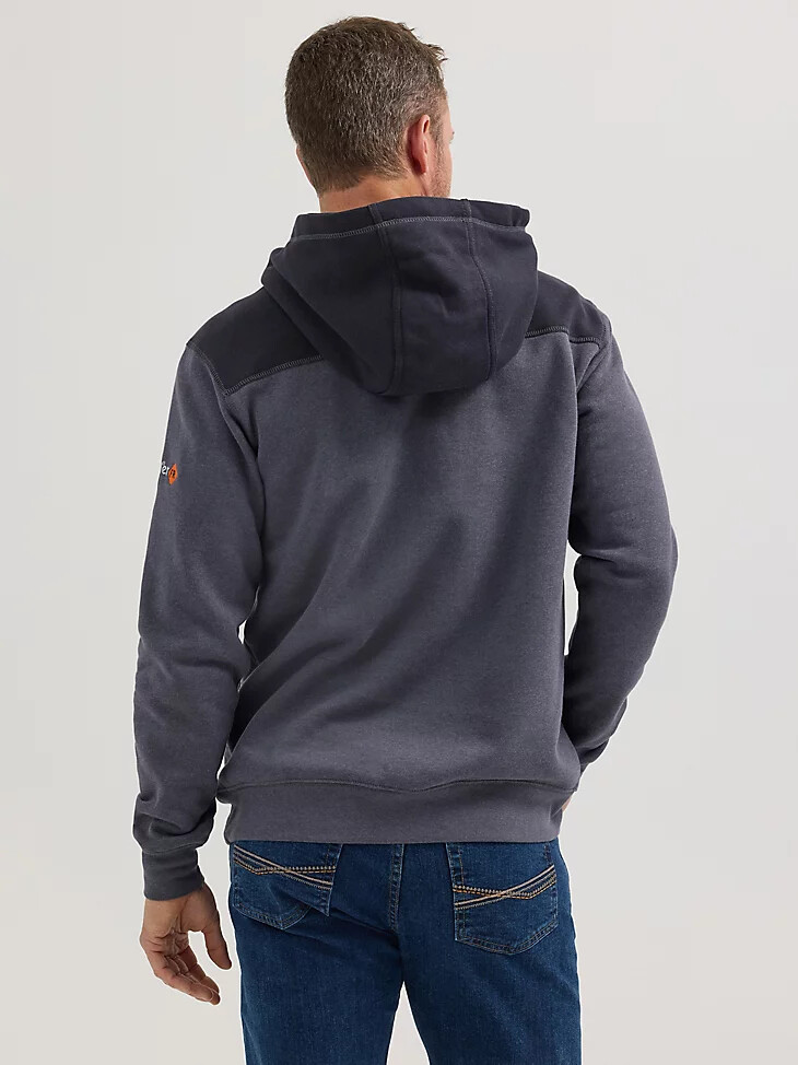 wrangler fr flammenhemmender strickhoodie blaue nächte