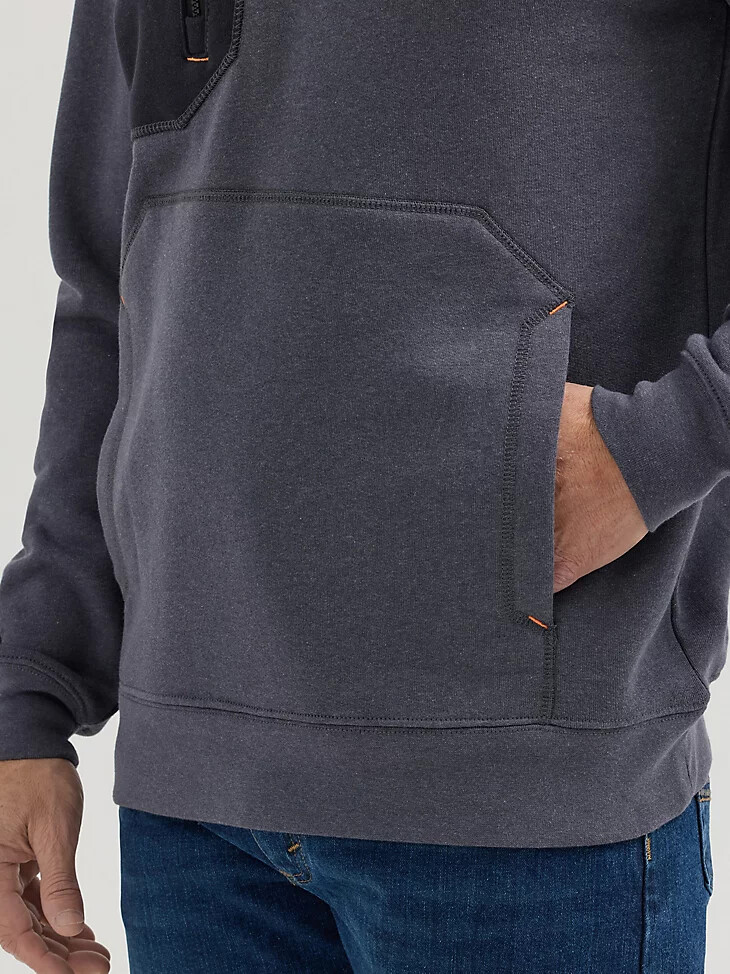 wrangler fr flammenhemmender strickhoodie blaue nächte