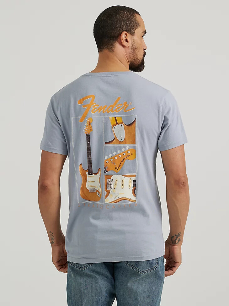 fender grafik-t-shirt für herren von tradewinds