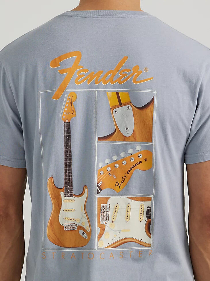 fender grafik-t-shirt für herren von tradewinds