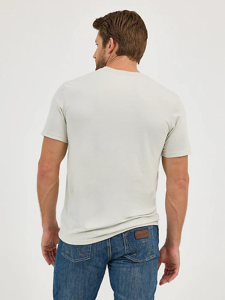 herren t-shirt mit bucking horse grafik offwhite