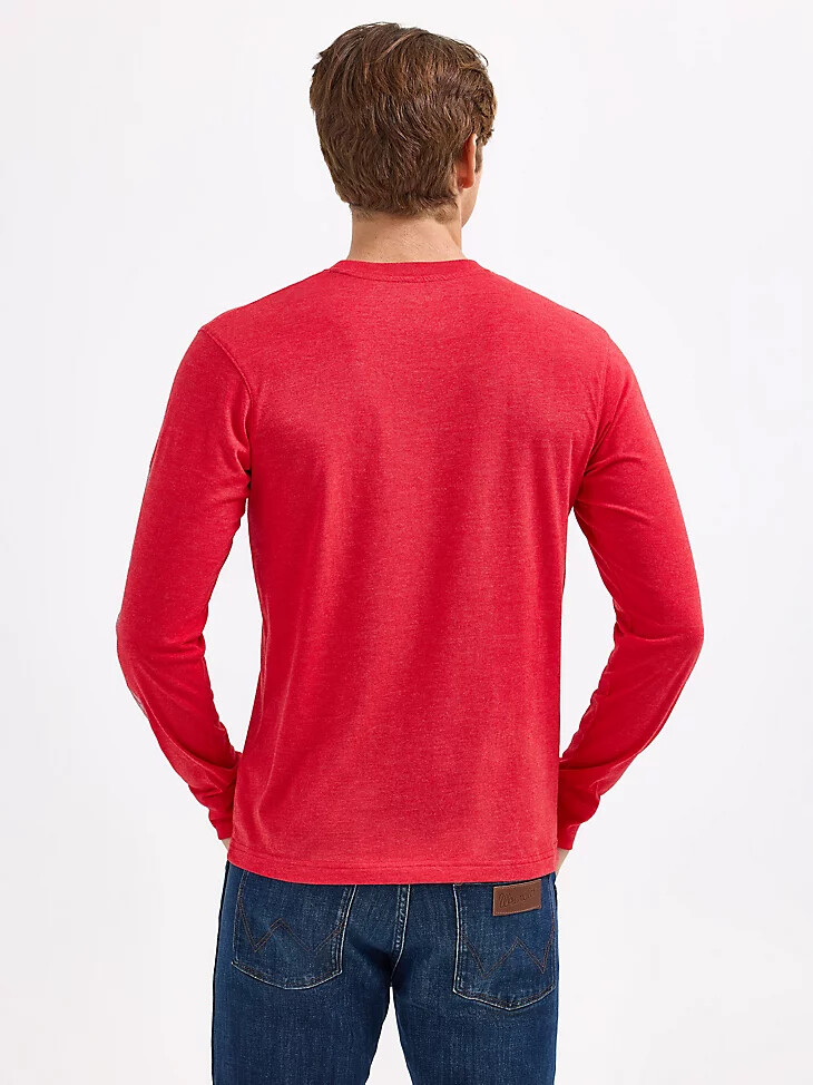 wrangler collegiate rattler langarm-t-shirt für herren ohio state