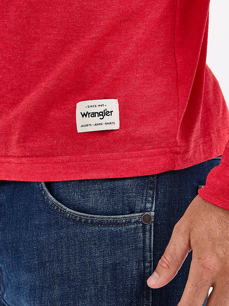 wrangler collegiate rattler langarm-t-shirt für herren ohio state