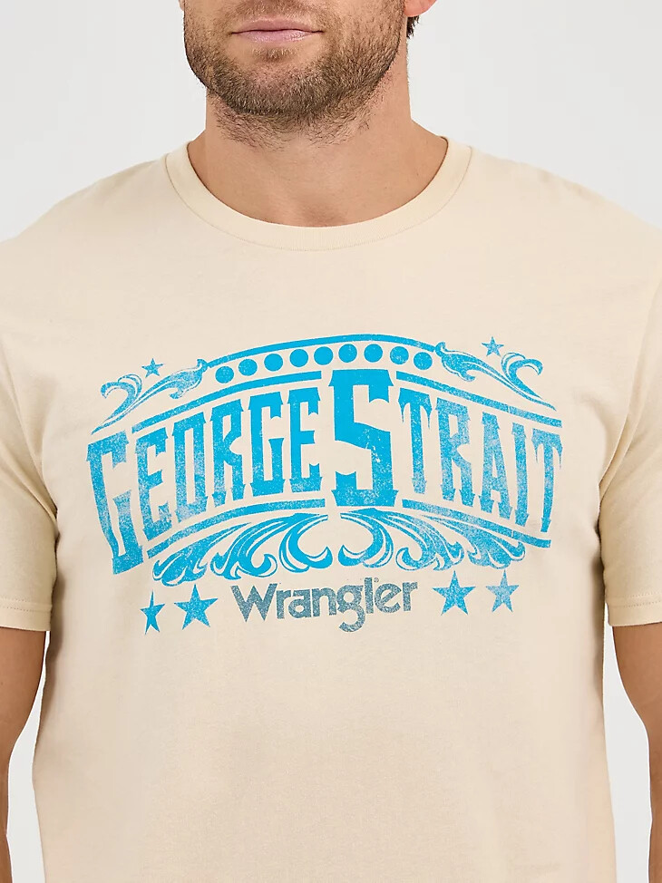wrangler george strait konzert-t-shirt für herren farbe nebel