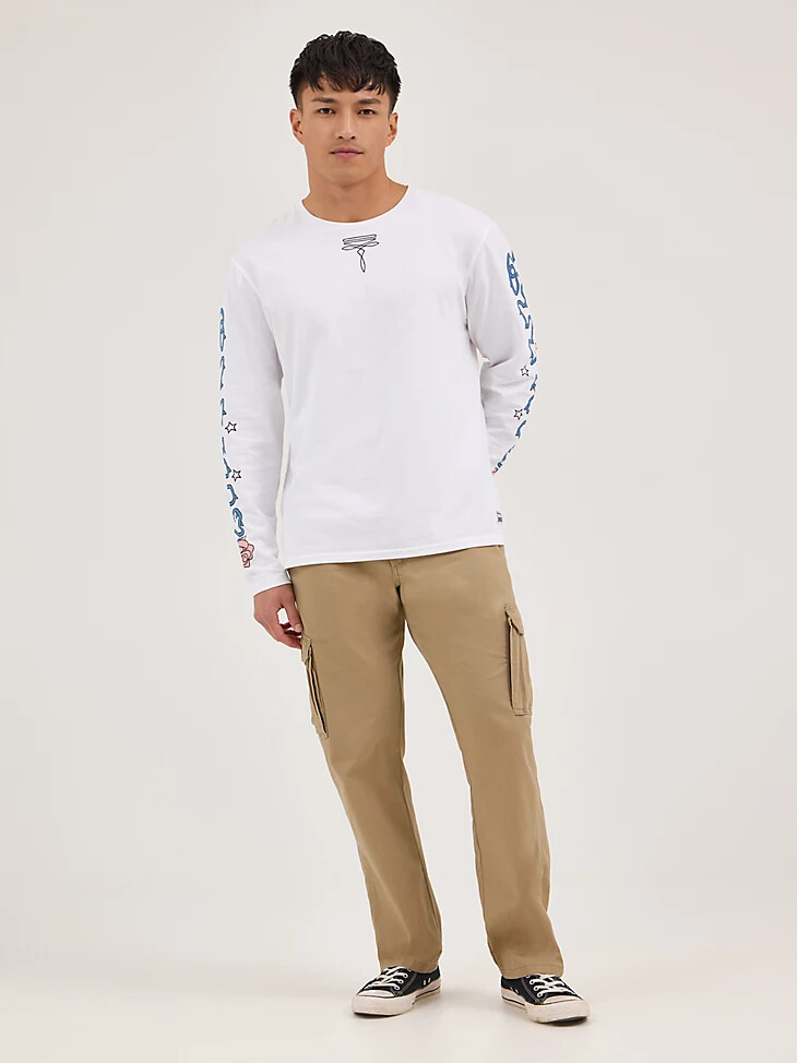 wrangler x happy socks desert rose t-shirt weiß