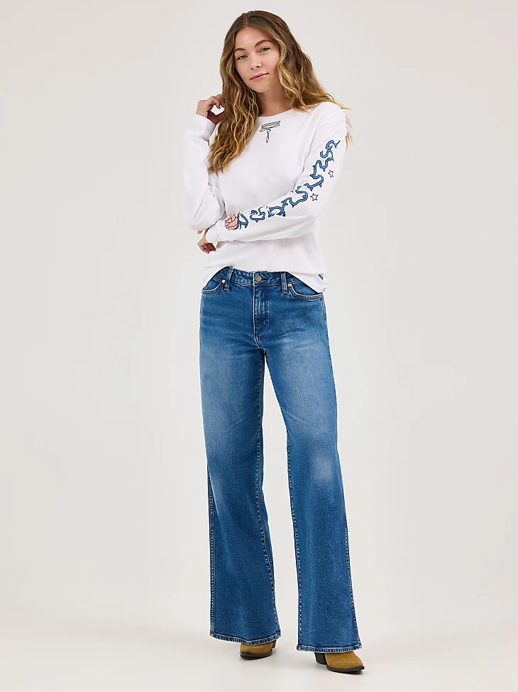 wrangler x happy socks desert rose t-shirt weiß