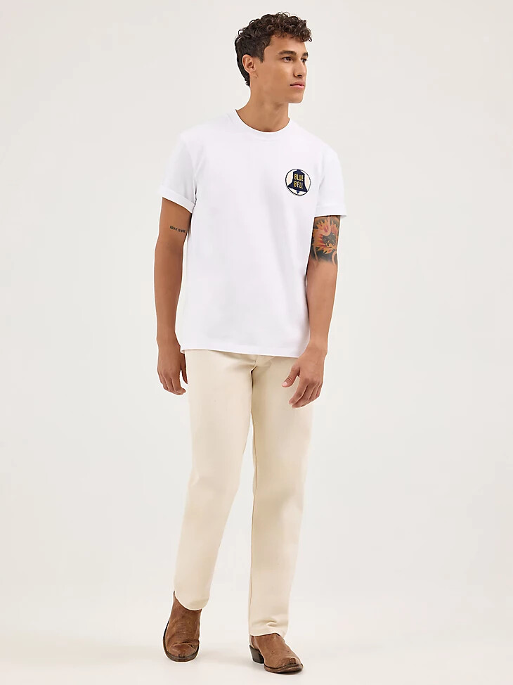 herren-t-shirt von blue bell weiß