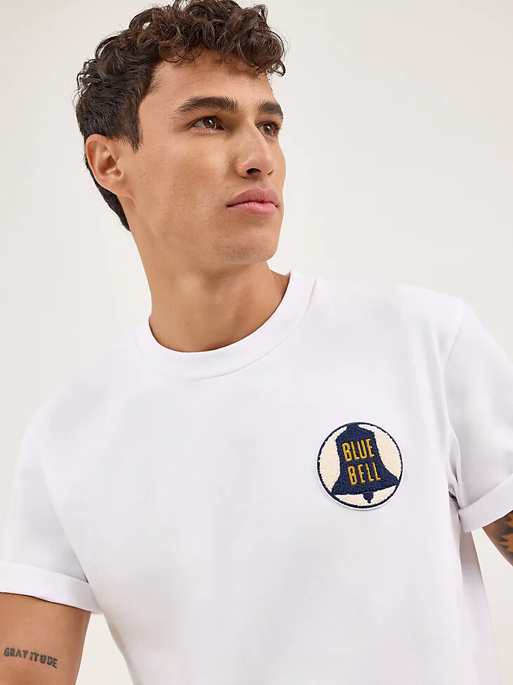 herren-t-shirt von blue bell weiß