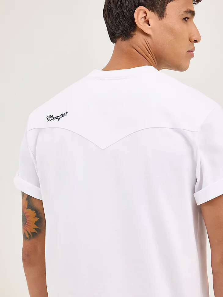 herren-t-shirt von blue bell weiß