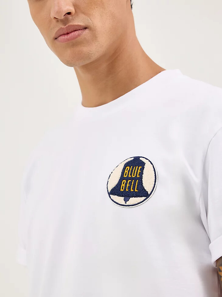herren-t-shirt von blue bell weiß