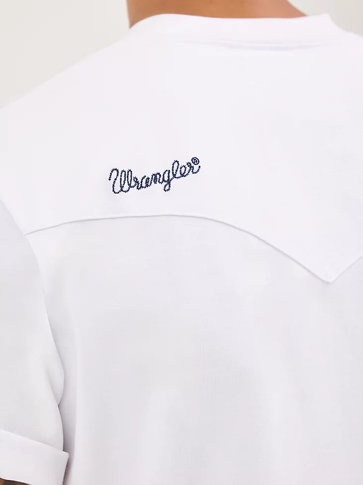 herren-t-shirt von blue bell weiß