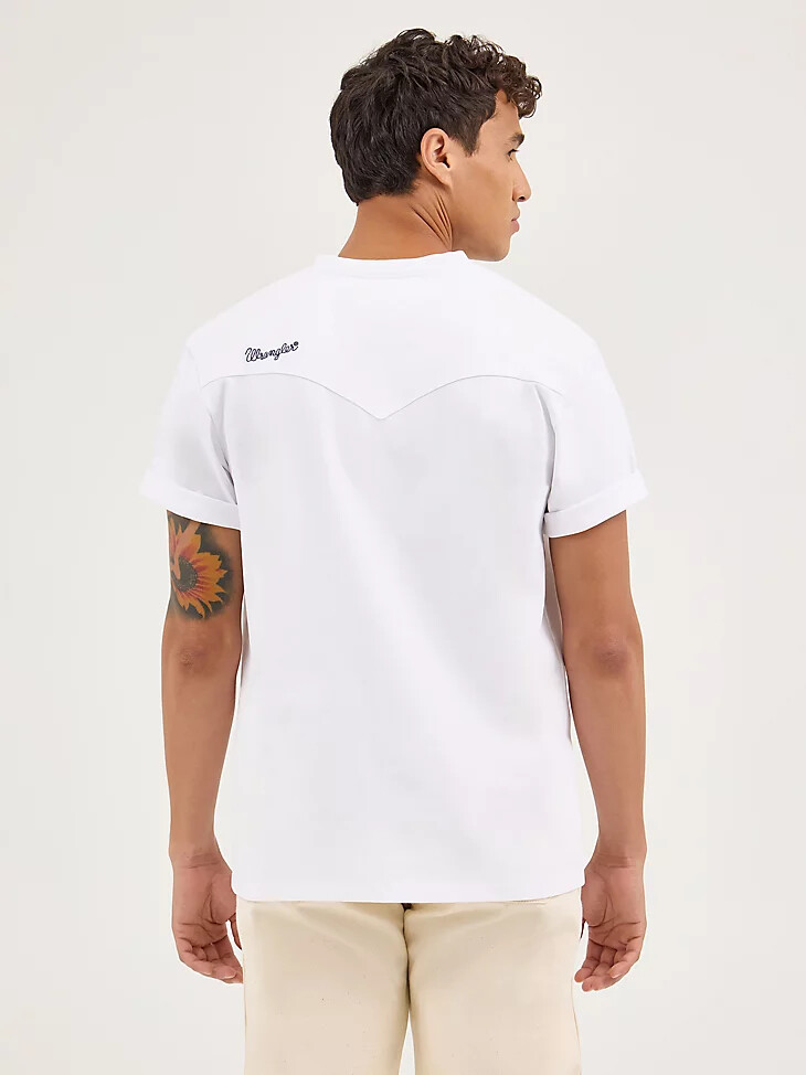 herren-t-shirt von blue bell weiß