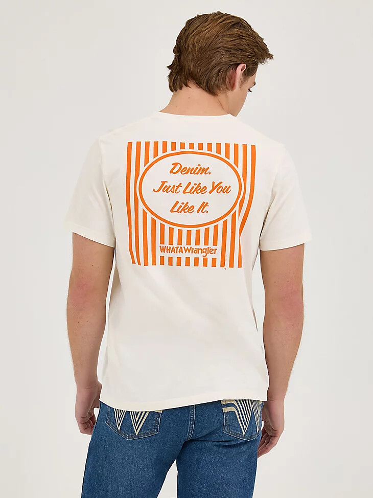 wrangler x whataburger herren-t-shirt „like you like it marshmallow