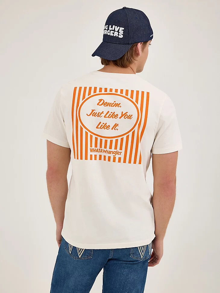 wrangler x whataburger herren-t-shirt „like you like it marshmallow