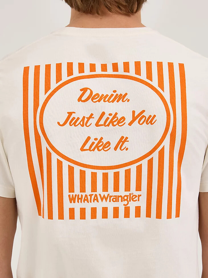 wrangler x whataburger herren-t-shirt „like you like it marshmallow