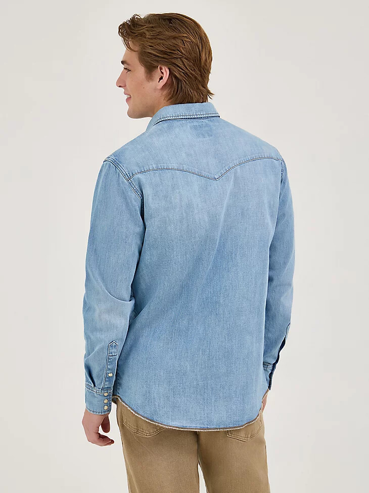 wrangler x whataburger westernhemd sonnengewaschen