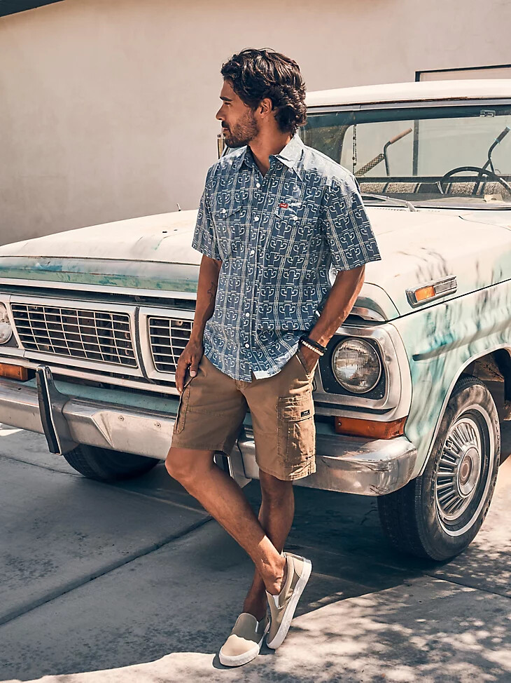 five star premium cargo short für herren mit känguru-motiv