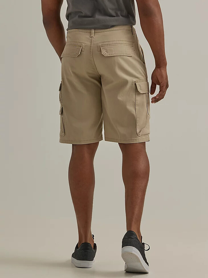 wrangler herren five star premium stacked cargo short twill