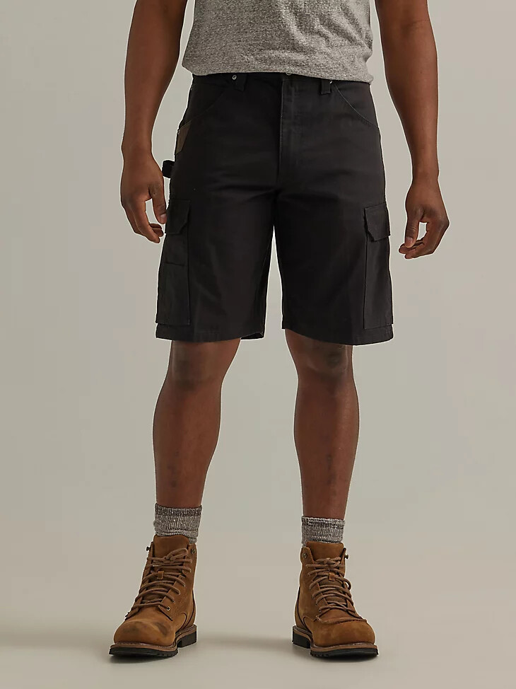 wrangler workwear ranger cargo short schwarz
