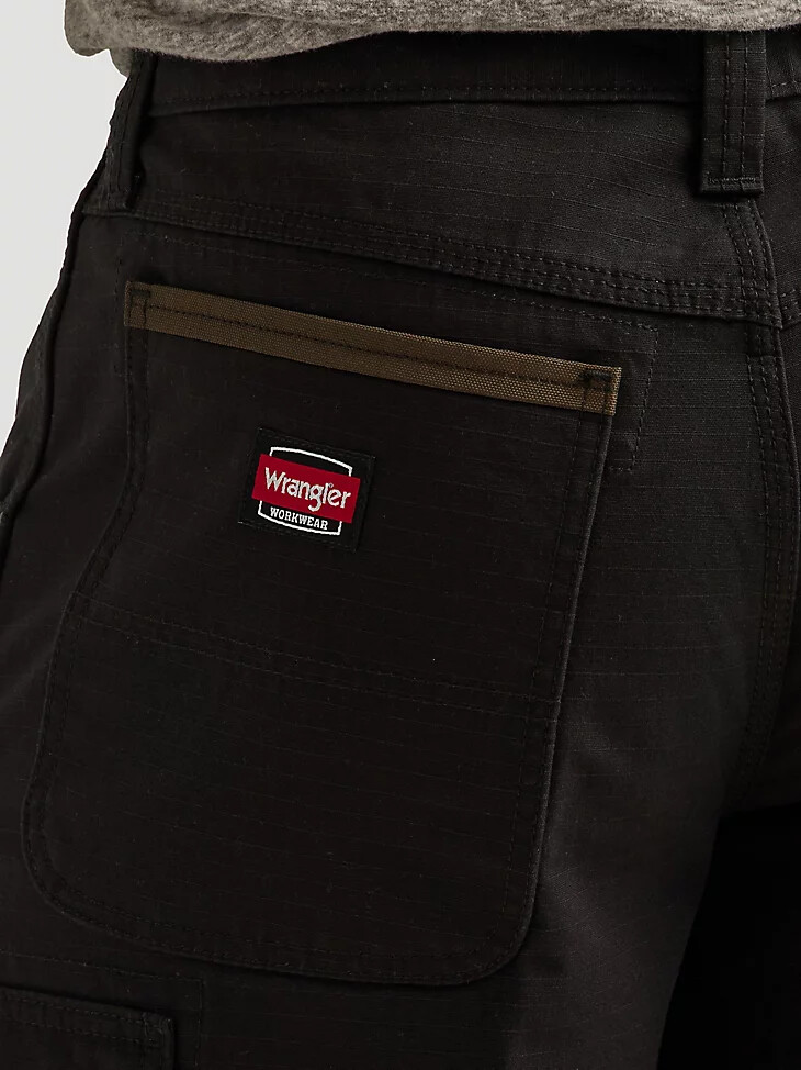 wrangler workwear ranger cargo short schwarz