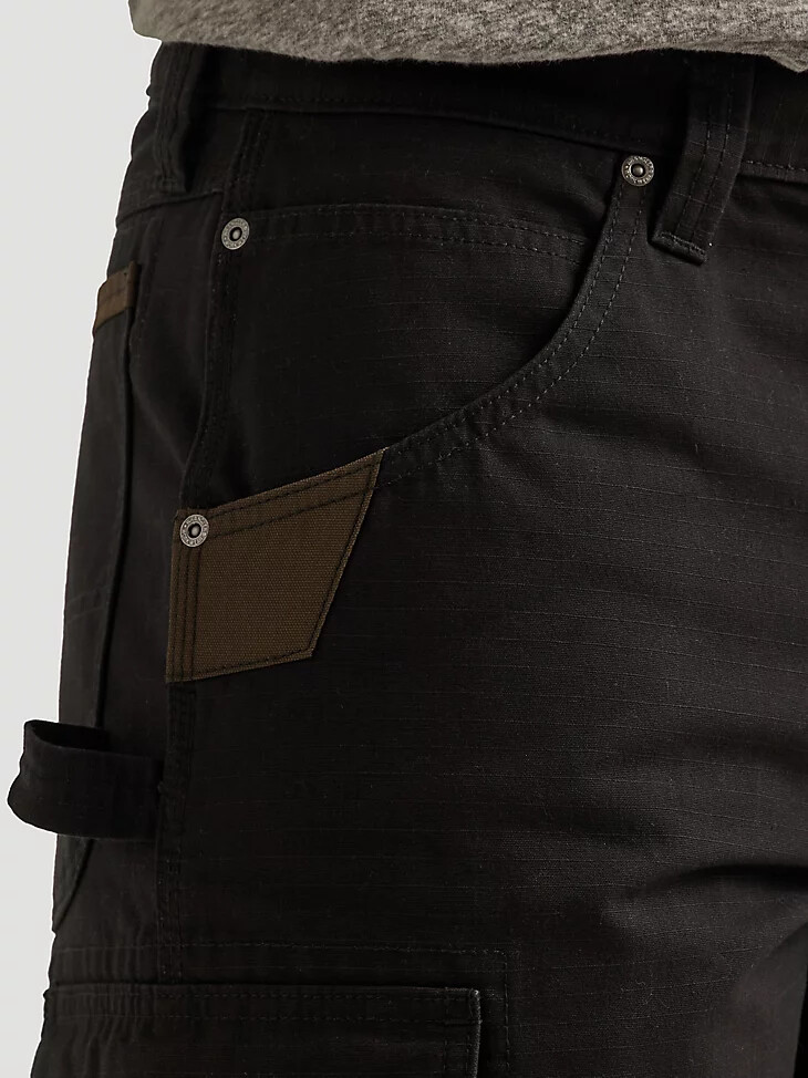 wrangler workwear ranger cargo short schwarz