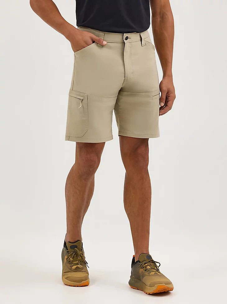 wrangler atg herren harbor short aluminium