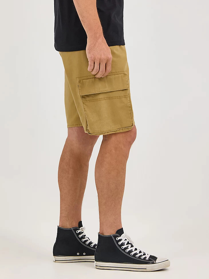 herren cargo twill short antikbronze