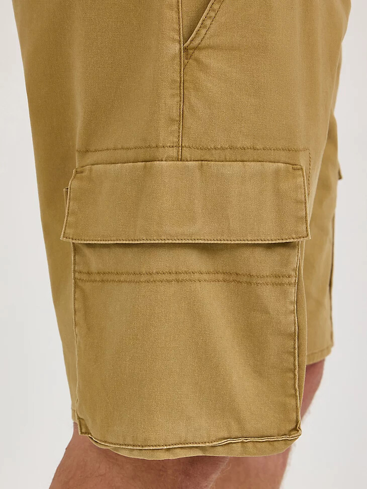 herren cargo twill short antikbronze