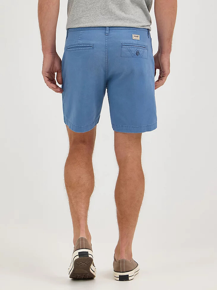 herren-shorts mit flacher vorderseite mondscheinblau