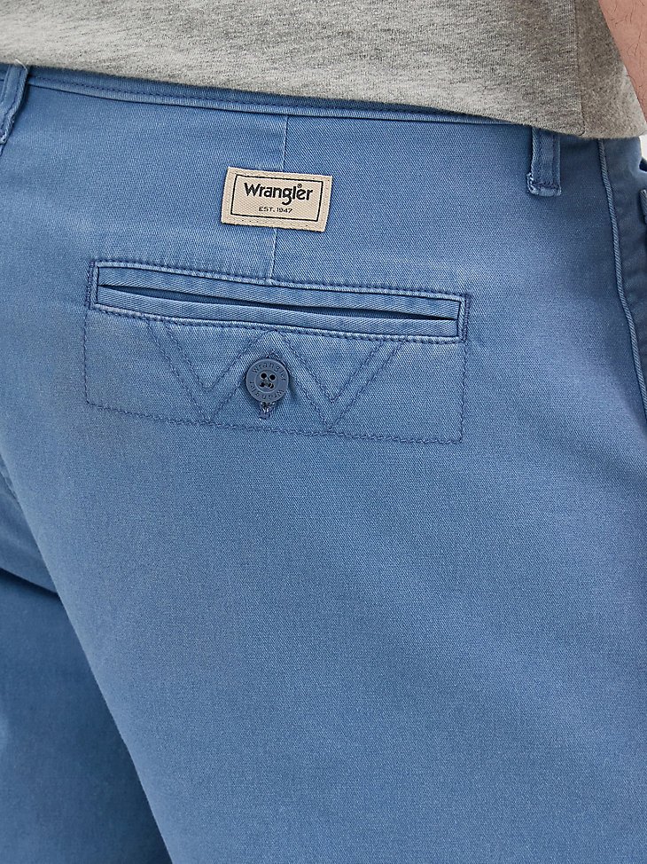 herren-shorts mit flacher vorderseite mondscheinblau