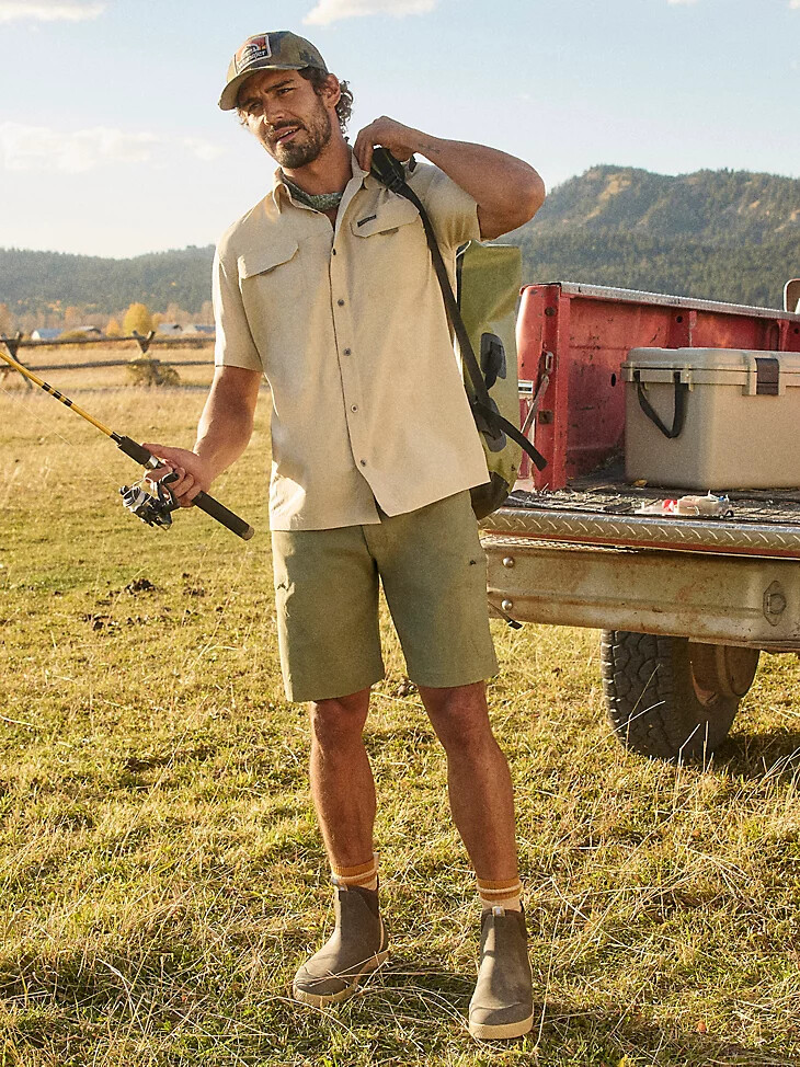 herren all terrain cargo short dusty olive