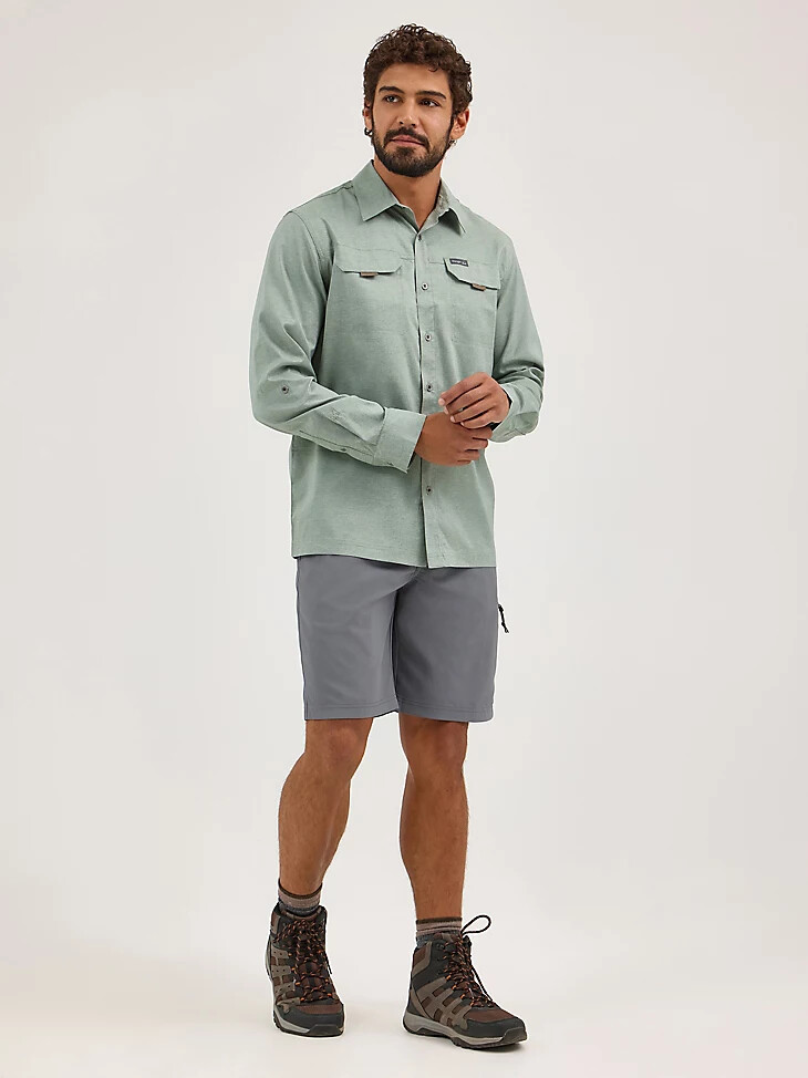 mens field utility short poppyseed