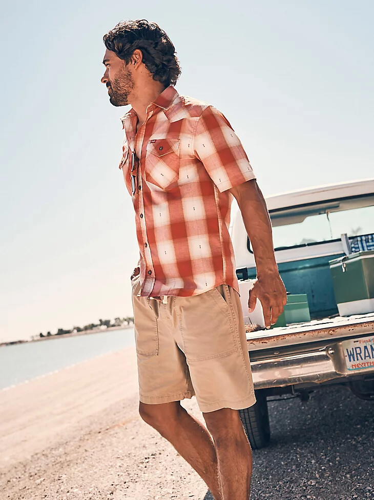 herren utility pull on short fawn