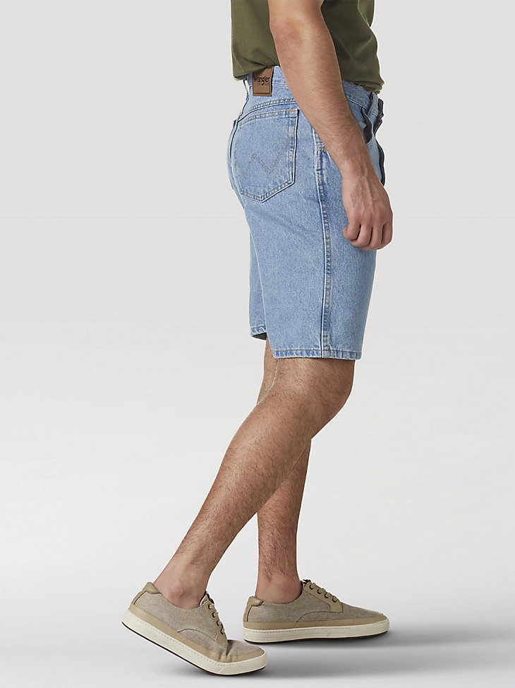 wrangler rugged wear relaxed fit shorts vintage indigo