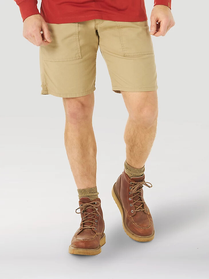 wrangler riggs workwear regular fit arbeitsshorts golden khaki