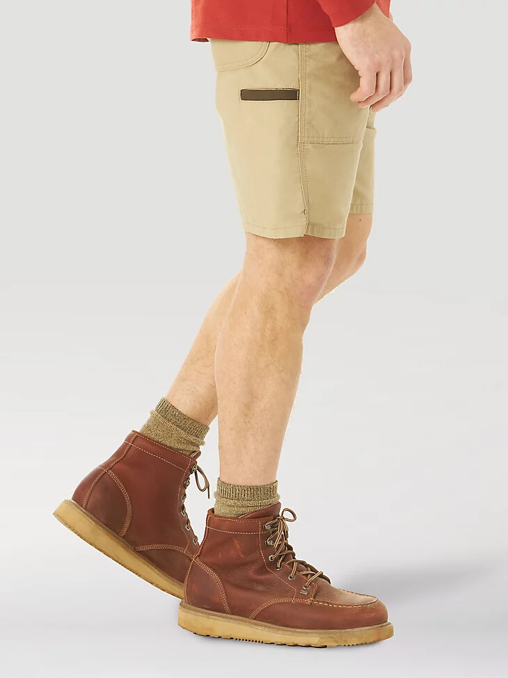 wrangler riggs workwear regular fit arbeitsshorts golden khaki