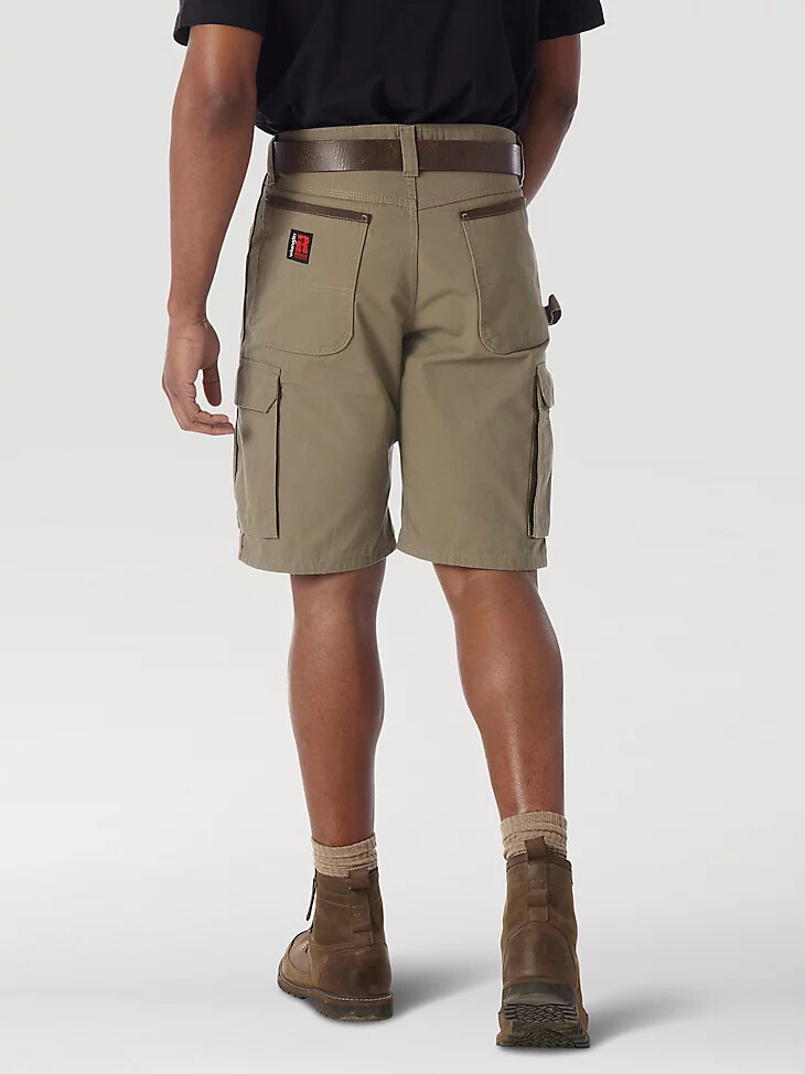 wrangler riggs workwear ripstop ranger cargo short bark