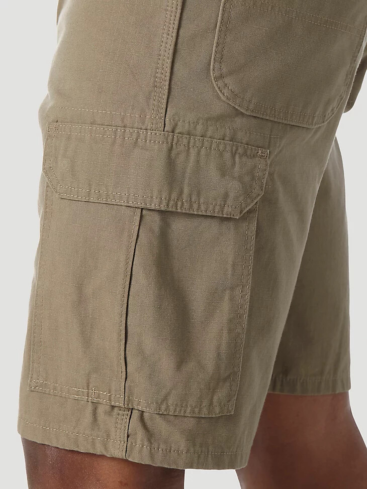 wrangler riggs workwear ripstop ranger cargo short bark