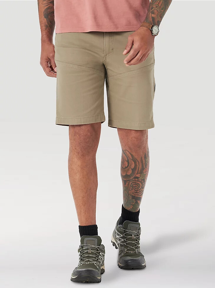 wrangler atg herren jackson utility short brindle
